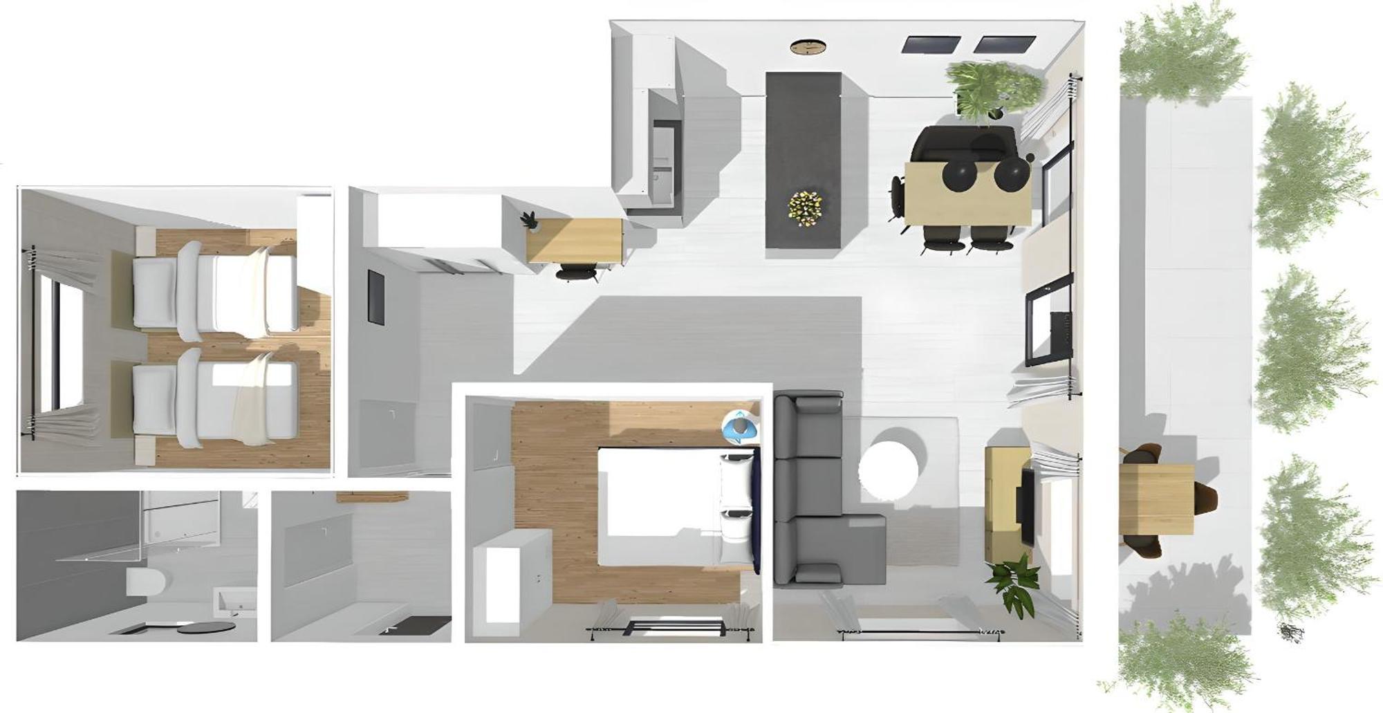 Waldblick - Neubau - Self-check-in - Kein Verkehr - Am Wald - Parkplaetze Vor Tuer - Or Double Apartment *