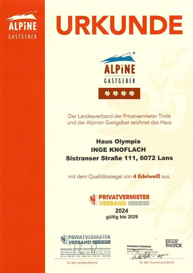 Haus Olympia Appartamento