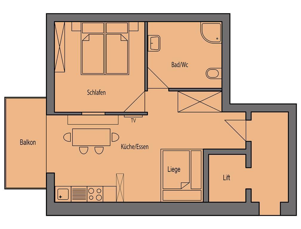 Kasperhof 1 - 5 Apartment *